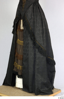  Photos Woman in Historical Dress 54 18th century Historical clothing black dress black skirt lower body 0002.jpg